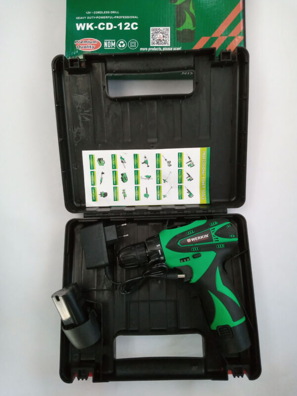 CORDLESS DRILL / SCREW DRIVER 10MM WERKIN - Image 2