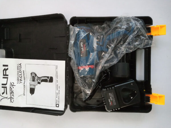 CORDLESS DRILL / SCREW DRIVER 10MM YURI - Image 3