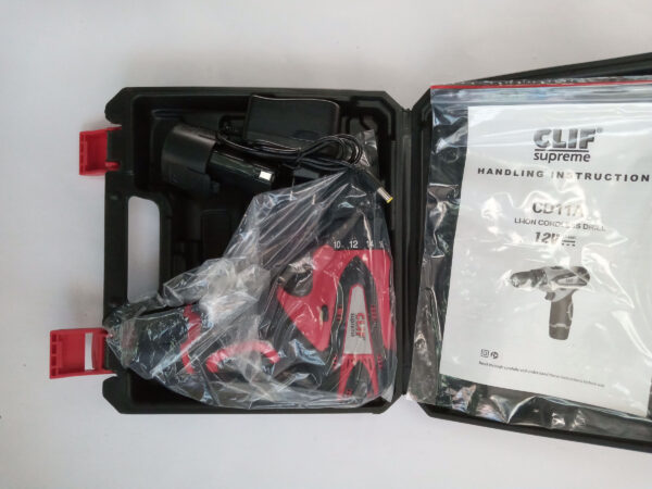 CORDLESS DRILL / SCREW DRIVER 10MM CLIF SUPREME - Image 3