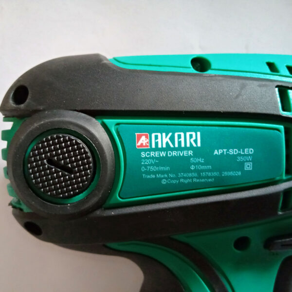 AKARI 10 MM ELECTRIC RATCHET SCREWDRIVER REVERSIBLE - Image 6