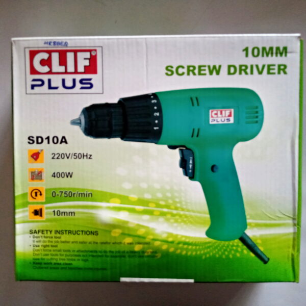CLIF 10 MM ELECTRIC RATCHET SCREWDRIVER REVERSIBLE SD 10A - Image 2