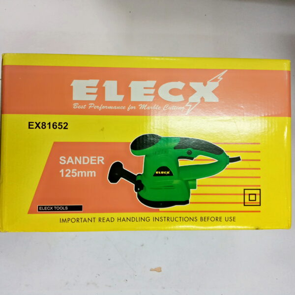 ELECX ORBITAL SANDER 125MM - Image 3