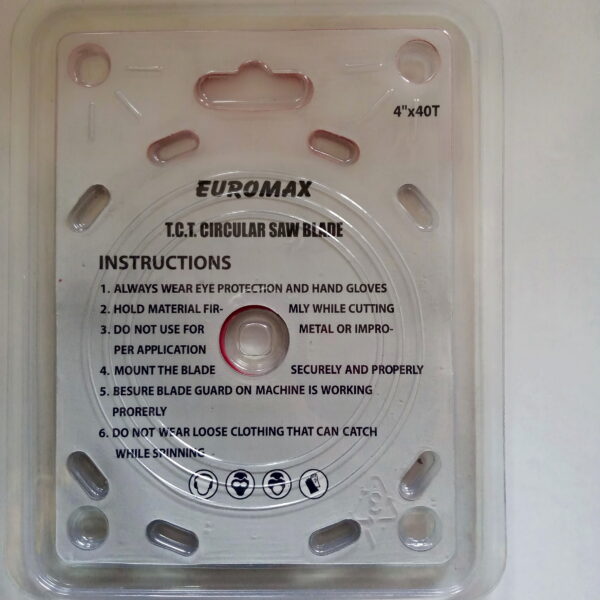 EUROMAX TCT BLADES FOR WOOD 100MM 40T-Set of 3 Pcs - Image 2