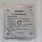 EUROMAX TCT BLADES FOR WOOD 125MM 40T- 2 PCS - Image 2