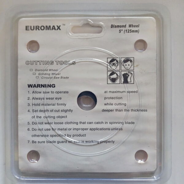 EUROMAX DIAMOND BLADES FOR GRANITE 125MM-2 PCS - Image 2