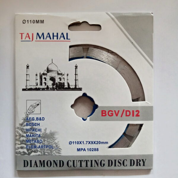 TAJ MAHAL DIAMOND BLADES FOR GRANITE 110MM-2 PCS - Image 2