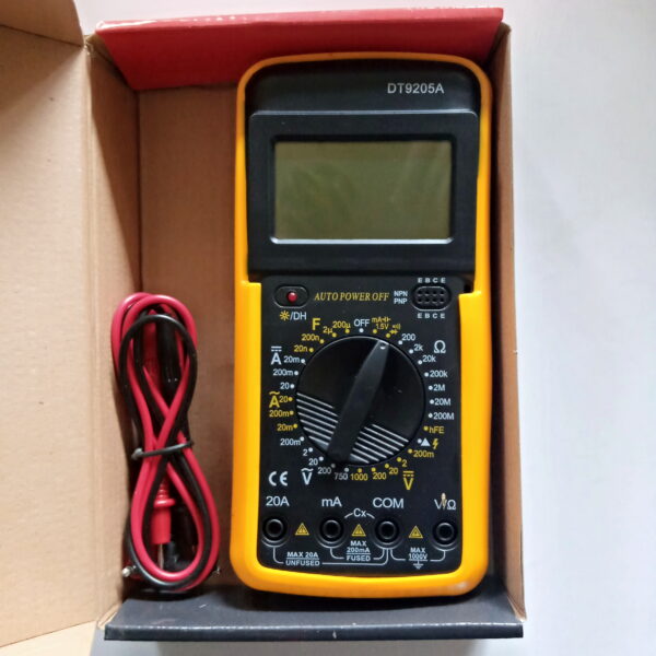 Digital Multimeter DT-9205A Volt Multi-meter - Image 3