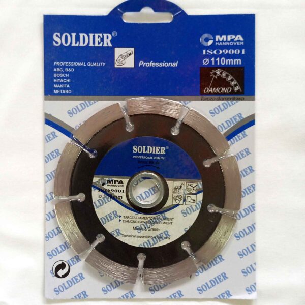 SOLDIER GOLD series DIAMOND BLADES FOR GRANITE 110MM- 2 PCS - Image 7