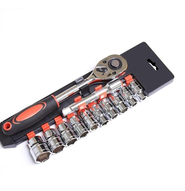 71ktO4FA-rL._SL1500_ Socket Set Wrench Spanner 1/2" Sq. Drive with Ratchet Handle, Extension Rod, (Copy) - Image 2