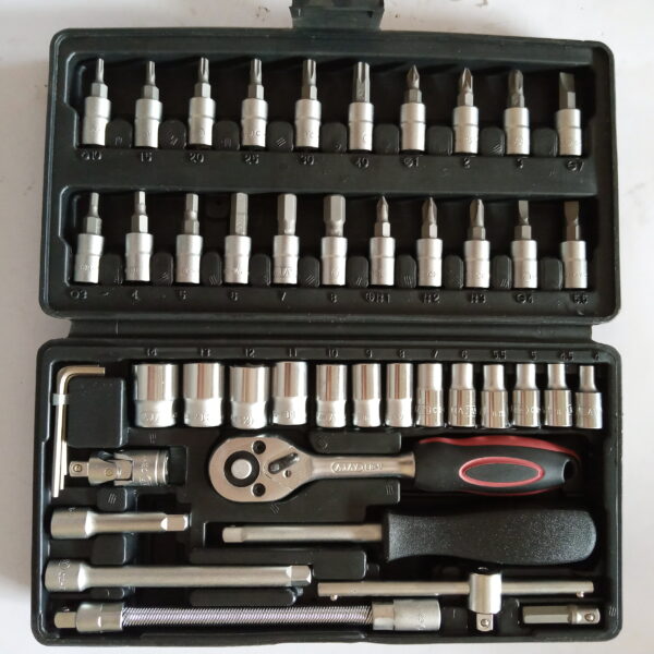 AJAY 1/4" DRIVE Socket Set HEX [46 Pcs] - Image 3