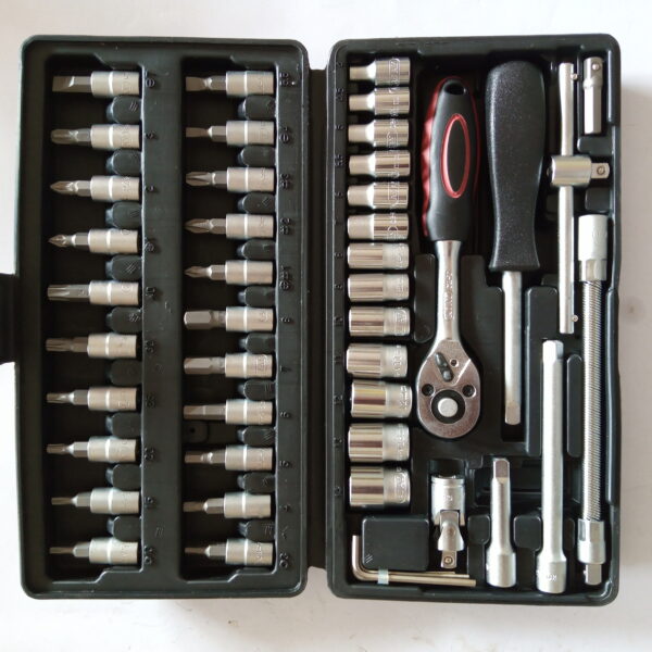 AJAY 1/4" DRIVE Socket Set HEX [46 Pcs] - Image 4