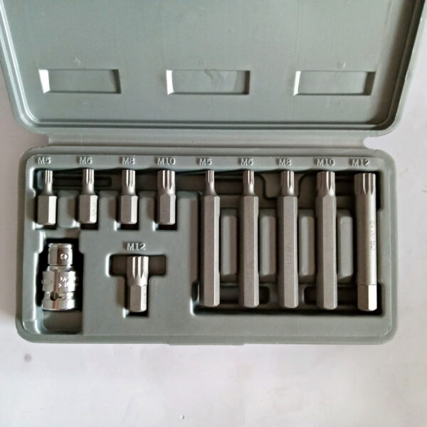 CIC 11pcs 12 Point Spline Bit Set CR-V - Image 2