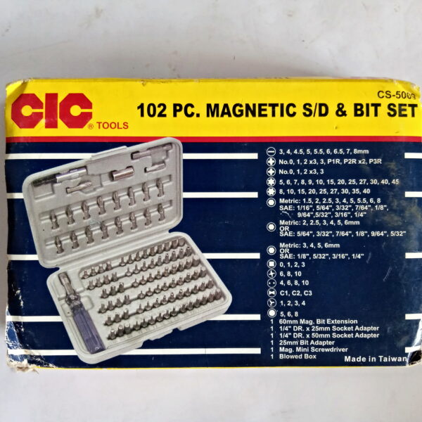 CIC 102 Pcs Magnetic SD Bit Set CR-V - Image 2