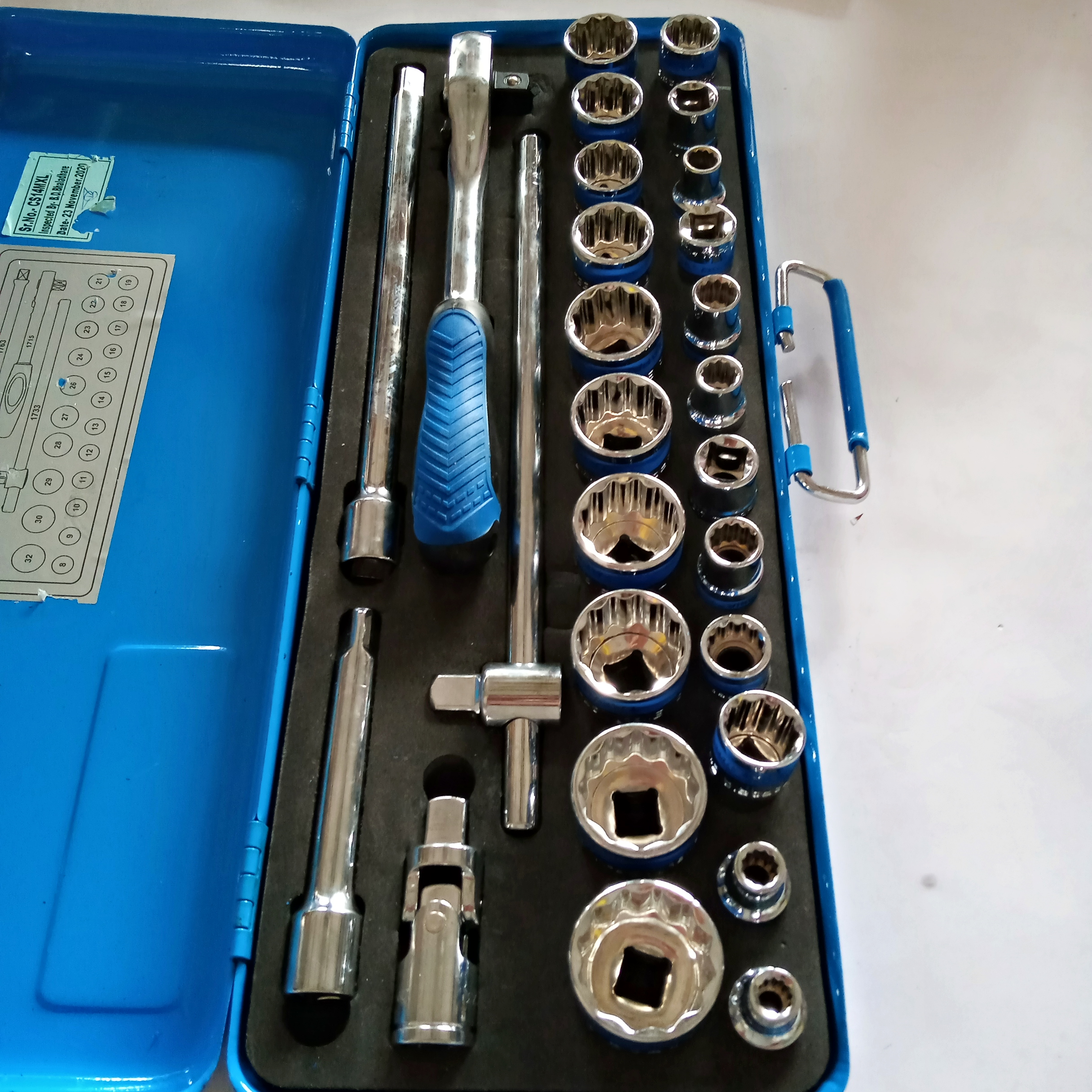 TAPARIA 27 PCS 1/2″ DRIVE SOCKET SET HEAVY DUTY Opera Tools