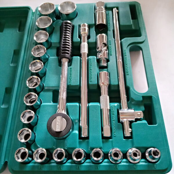 EASTMAN  24 PCS 1/2" DRIVE HEX SOCKET SET HEAVY DUTY - Image 4