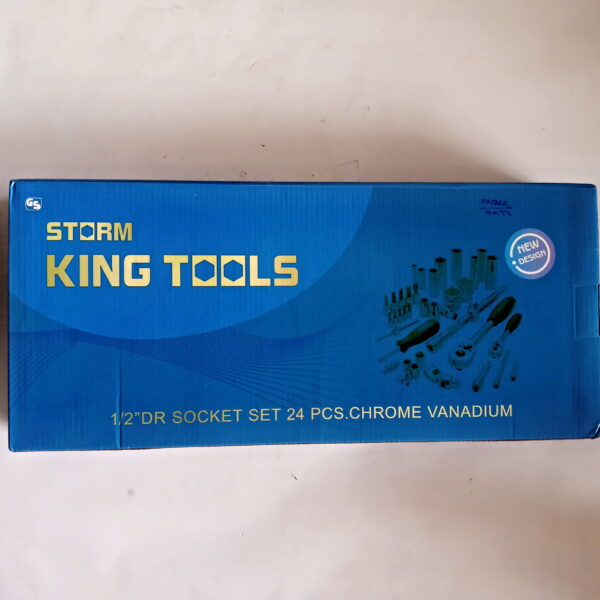 KING TOOLS  24 PCS 1/2" DRIVE HEX SOCKET SET HEAVY DUTY - Image 5