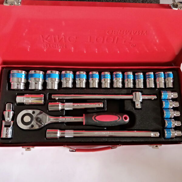 KING TOOLS  24 PCS 1/2" DRIVE HEX SOCKET SET HEAVY DUTY - Image 4