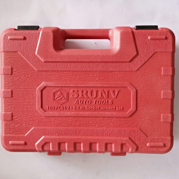 SRUNV 108 PCS 1/2" \ 1/4" DRIVE HEX SOCKET SET HEAVY DUTY - Image 2