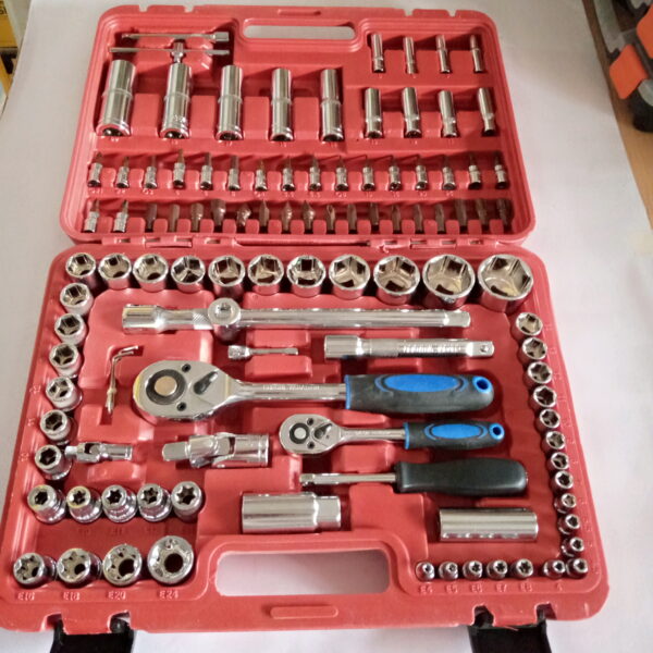 SRUNV 108 PCS 1/2" \ 1/4" DRIVE HEX SOCKET SET HEAVY DUTY - Image 9