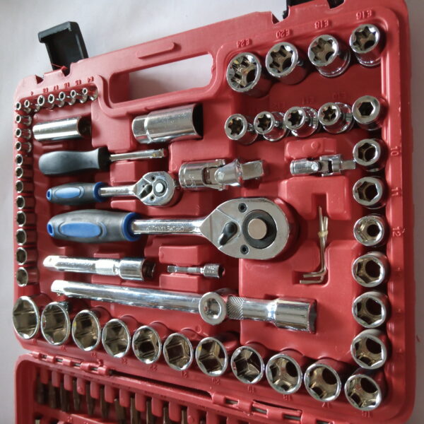 SRUNV 108 PCS 1/2" \ 1/4" DRIVE HEX SOCKET SET HEAVY DUTY - Image 4