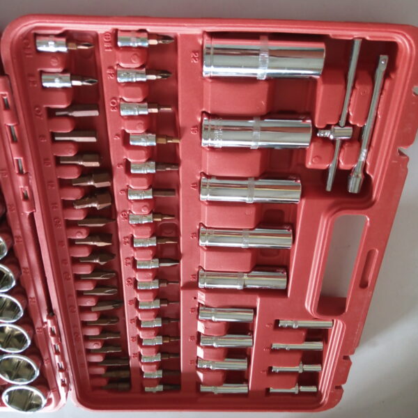 SRUNV 108 PCS 1/2" \ 1/4" DRIVE HEX SOCKET SET HEAVY DUTY - Image 3