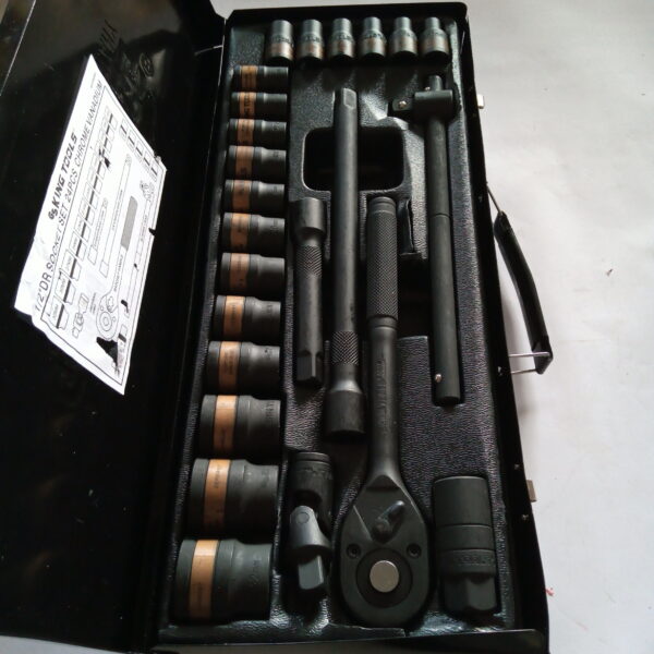 GS KING TOOLS  24 PCS 1/2" DRIVE HEX SOCKET SET HEAVY DUTY - Image 3