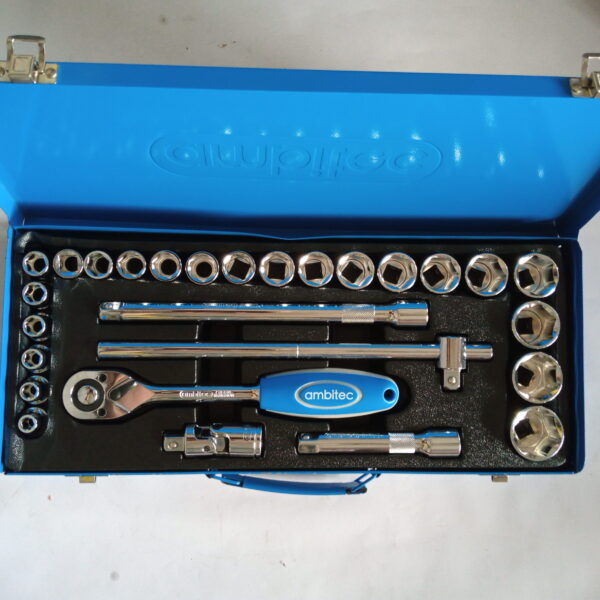AMBITEC International 27 PCS 1/2" DRIVE HEX SOCKET SET HEAVY DUTY - Image 2
