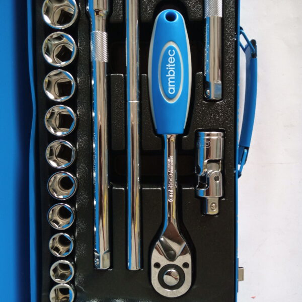 AMBITEC International 27 PCS 1/2" DRIVE HEX SOCKET SET HEAVY DUTY - Image 4