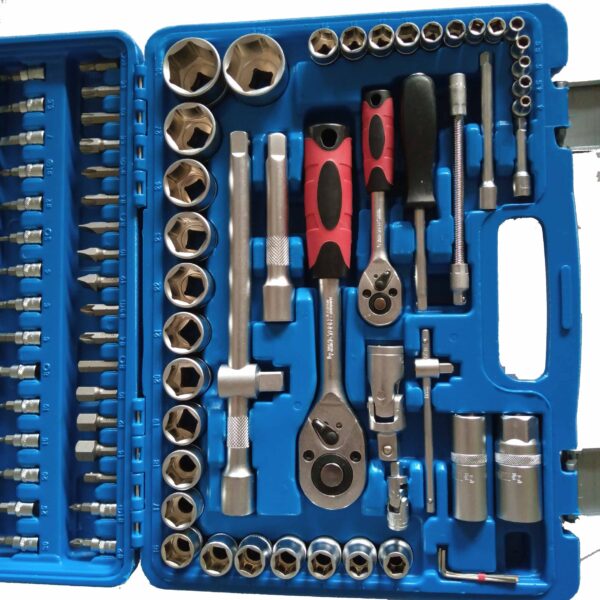 GS KING TOOLS 94 PCS 1/2"  1/4" DRIVE HEX SOCKET SET HEAVY DUTY - Image 5