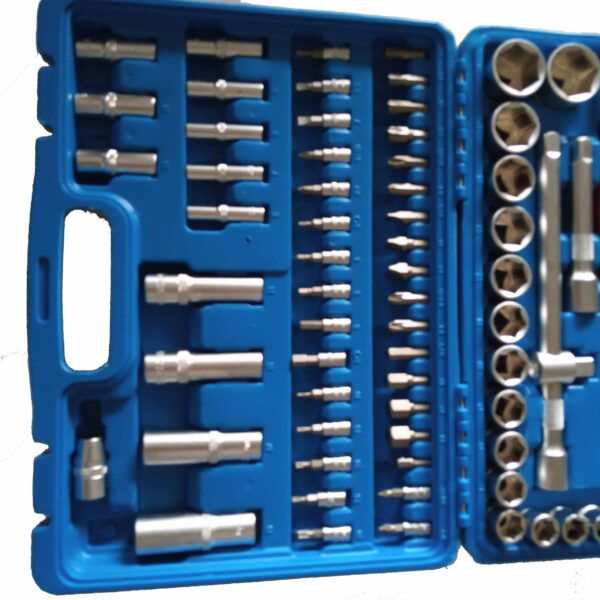 GS KING TOOLS 94 PCS 1/2"  1/4" DRIVE HEX SOCKET SET HEAVY DUTY - Image 4
