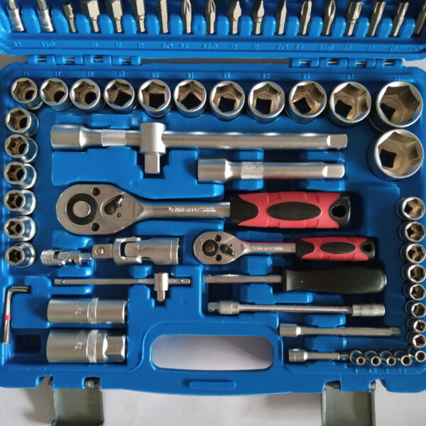 GS KING TOOLS 94 PCS 1/2"  1/4" DRIVE HEX SOCKET SET HEAVY DUTY - Image 3