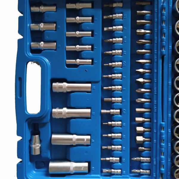 GS KING TOOLS 94 PCS 1/2"  1/4" DRIVE HEX SOCKET SET HEAVY DUTY - Image 2