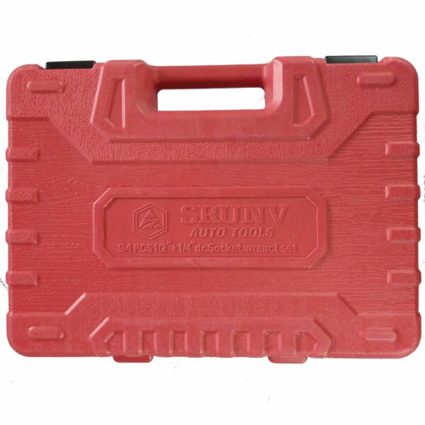 SRUNV TOOLS 94 PCS 1/2",1/4" DRIVE HEX SOCKET SET HEAVY DUTY - Image 4