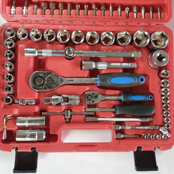 SRUNV TOOLS 94 PCS 1/2",1/4" DRIVE HEX SOCKET SET HEAVY DUTY - Image 3