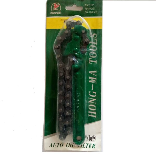 9'' inch Auto Oil Filter Key Chain Wrench Chain tool - Image 3