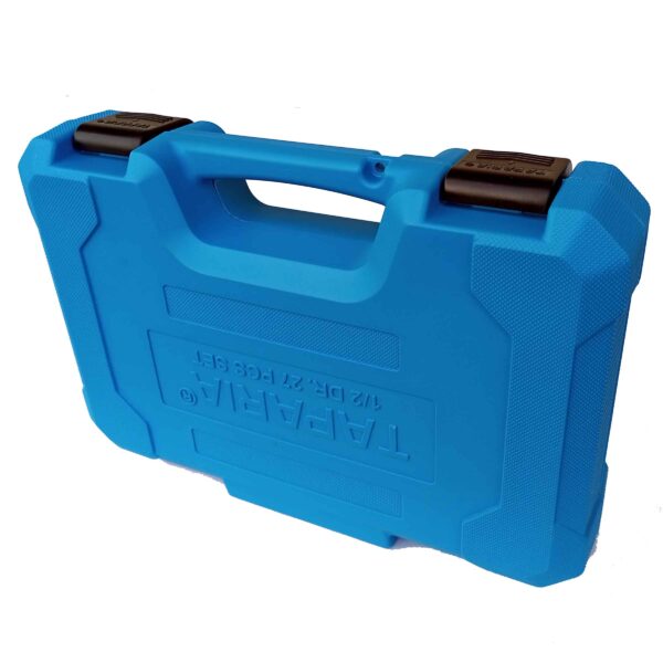 TAPARIA 27 PCS 1/2" DRIVE SOCKET SET HEAVY DUTY BI-HEX Blow Mold Box - Image 8