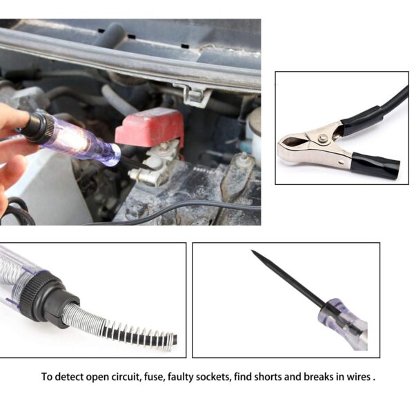 6-24V Automotive Car Circuit Tester Wire Test Lamp - Image 3