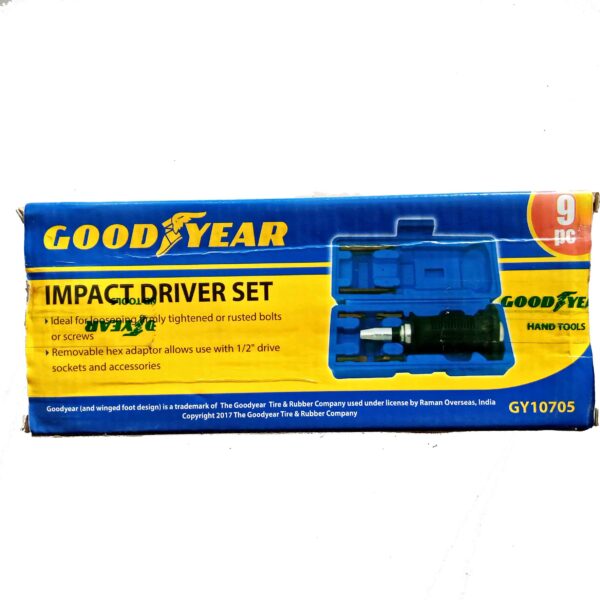 Goodyear Chrome Vanadium Impact Screwdriver Set With S2 Bits - Image 5