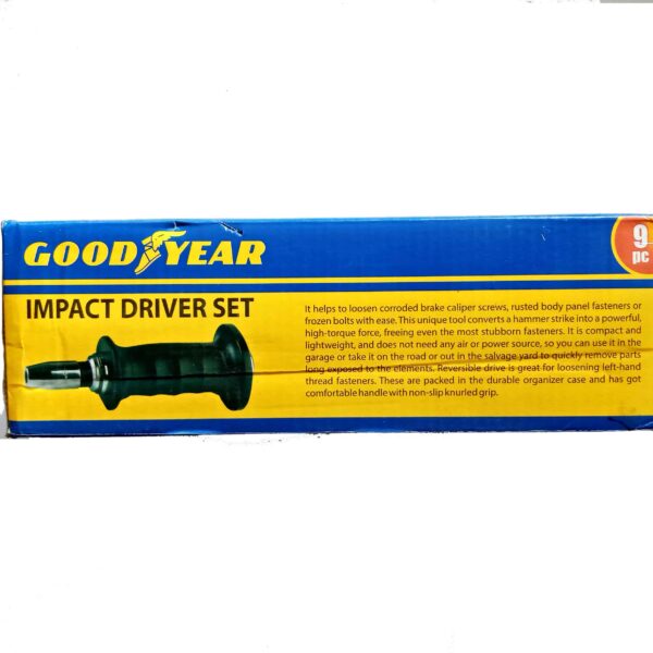 Goodyear Chrome Vanadium Impact Screwdriver Set With S2 Bits - Image 7