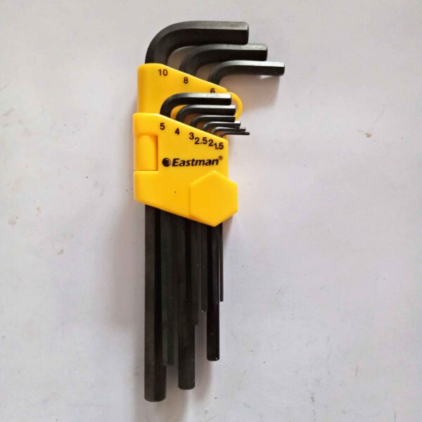 EASTMAN Eak-2408 MM sizes Long Pattern Hex Allen Key Set - Image 3