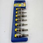 GOODYEAR 1/2" Square Drive Torx/Star Bit Socket Set 7 Pcs