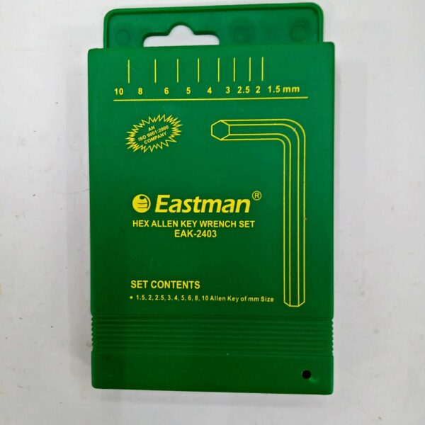 EASTMAN EAK-2403 MM HEX Allen Key Set - Image 2