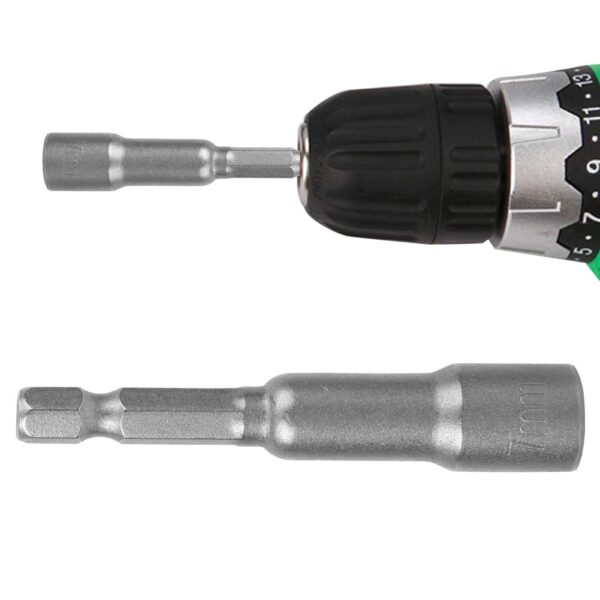 INFINITY 1/4 " Shank 8mm Hex Magnetic Power Nut Driver Set of 10Pcs - Image 2