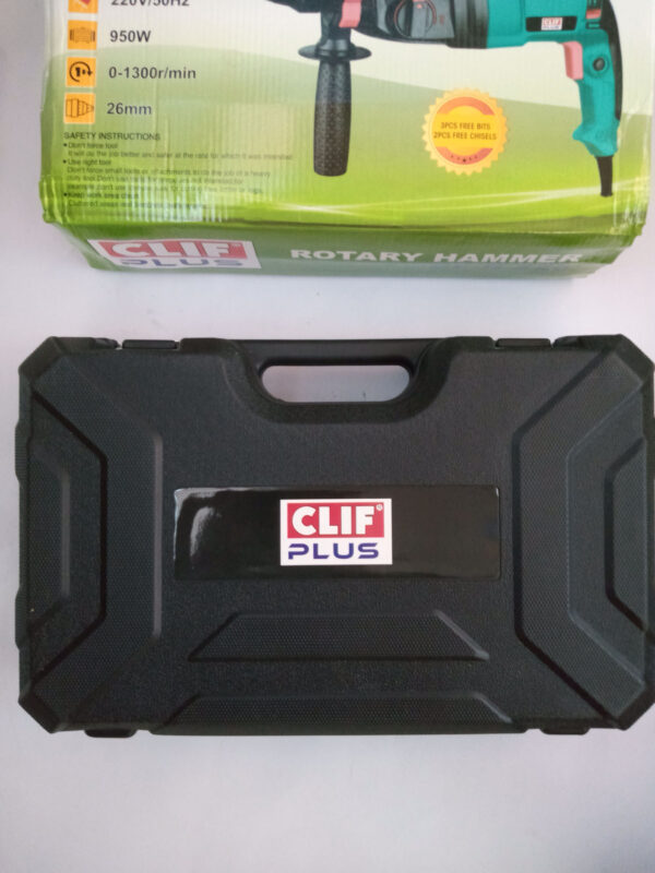 CLIF PLUS HEAVY DUTY DEMOLITION ROTARY HAMMER 26MM REVERSIBLE - Image 6