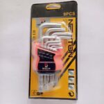 Q TOOLS Regular Torx / Star Allen Key Set 9pc