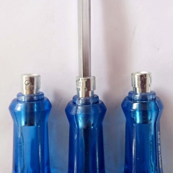 Heavy Duty Taiwan made 2 in 1 Impact Screw Driver Set - 3 pcs set-Slotted & Philips - Image 6