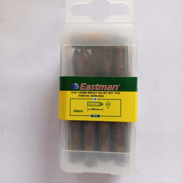 EASTMAN - Philips PH 2- IMPACT BIT SET - 24Pcs Set - Image 5