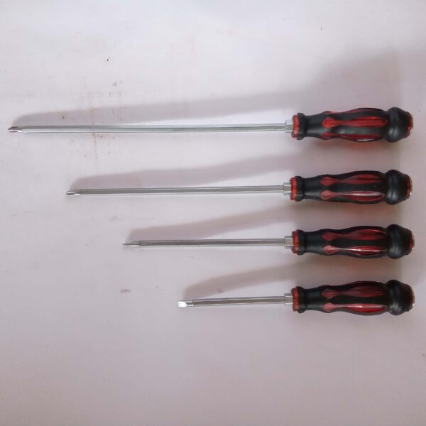 Heavy Duty-Taiwan made 2 in 1 Impact Screw Driver Set - 4 pcs set-Slotted & Philips - Image 2