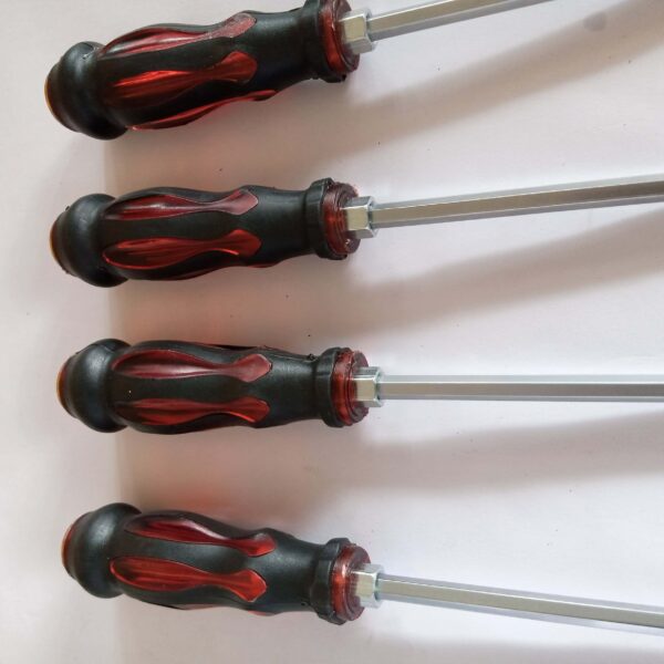 Heavy Duty-Taiwan made 2 in 1 Impact Screw Driver Set - 4 pcs set-Slotted & Philips - Image 4