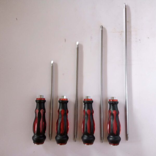 Heavy Duty-Taiwan made 2 in 1 Impact Screw Driver Set - 4 pcs set-Slotted & Philips - Image 5